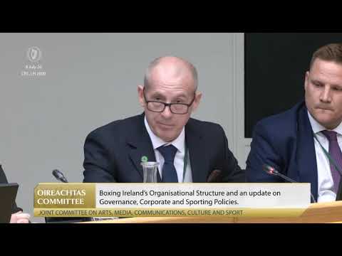 Boxing Ireland President, Anto Donnelly background