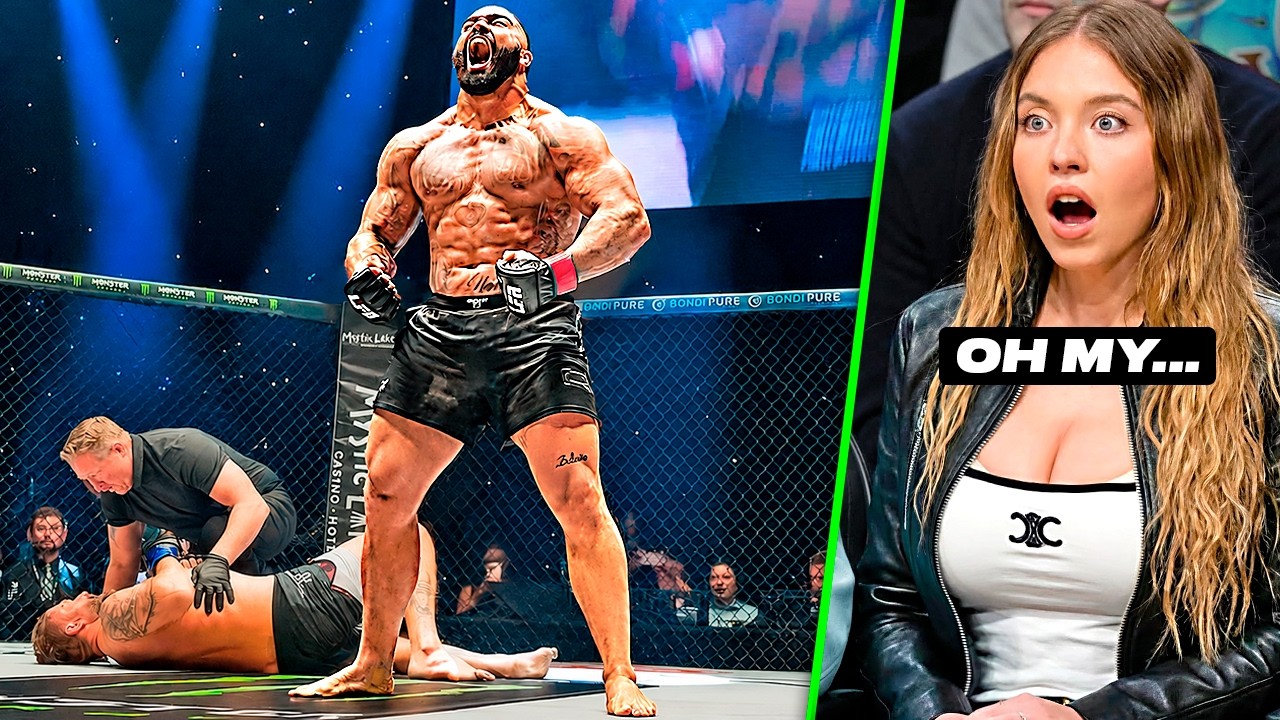Slam KO Artist! The First Black Olympic Heavyweight Champ SMASHES Everyone in UFC – Gable Steveson background