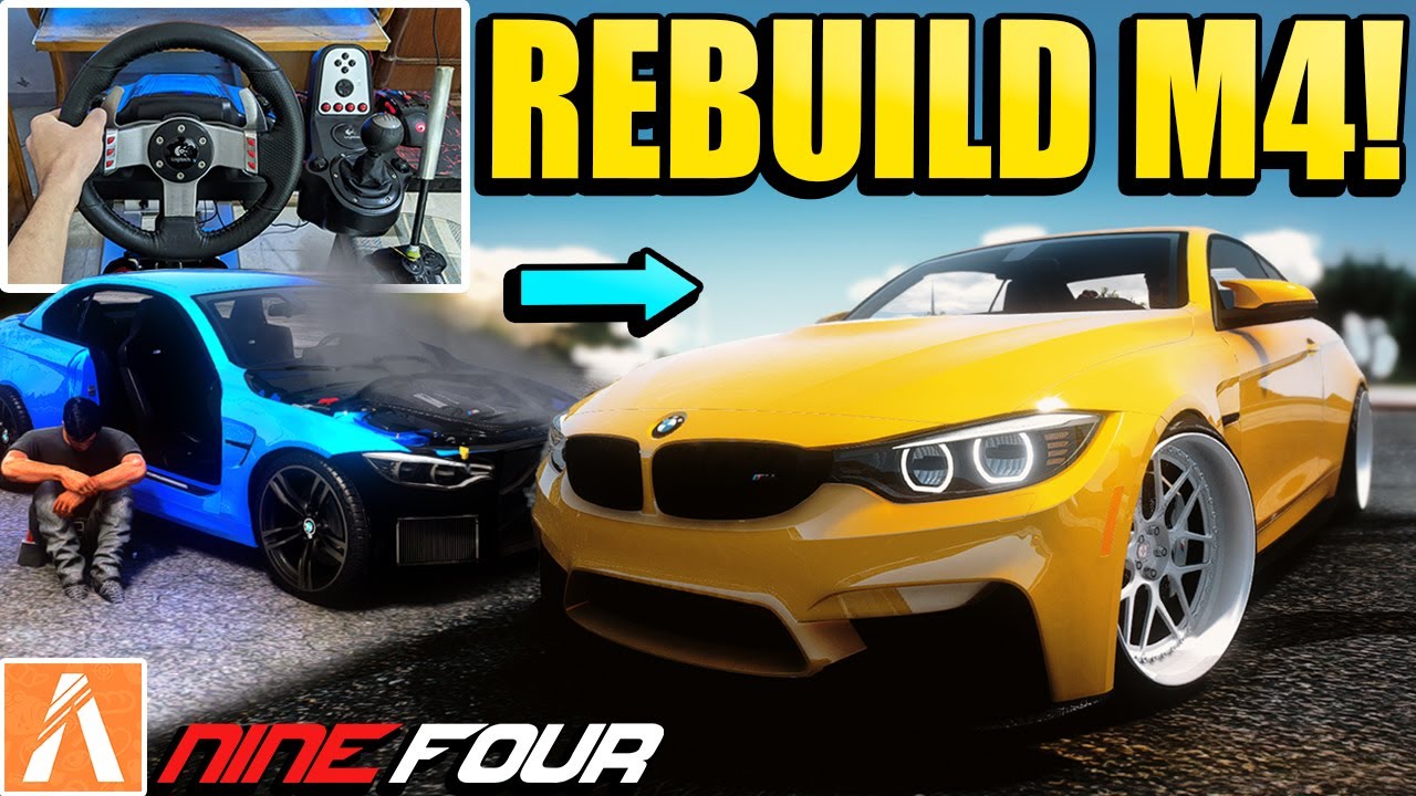 From Totaled Car to Street Car! - FiveM RP CODE 9-4 W/ Logitech G27 + Wheel Cam #11 background