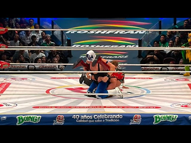 Reporte CMLL: Atlantis y Blue Panther đ Averno y Euforia background