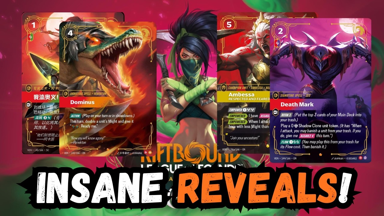 AKALI SIGNATURE SPELL IS WILD?? | Riftbound: The League of Legends TCG background