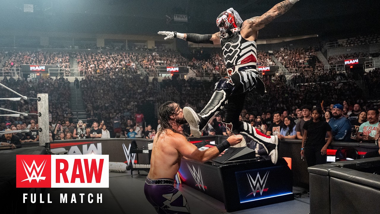 FULL MATCH: Penta vs. Seth Rollins: Raw, July 7, 2025 background