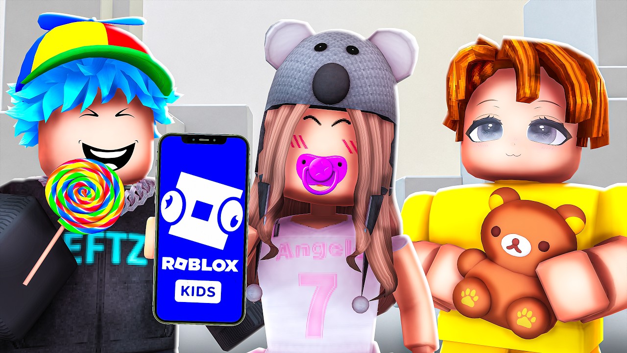 WE TRIED ROBLOX KIDS... background
