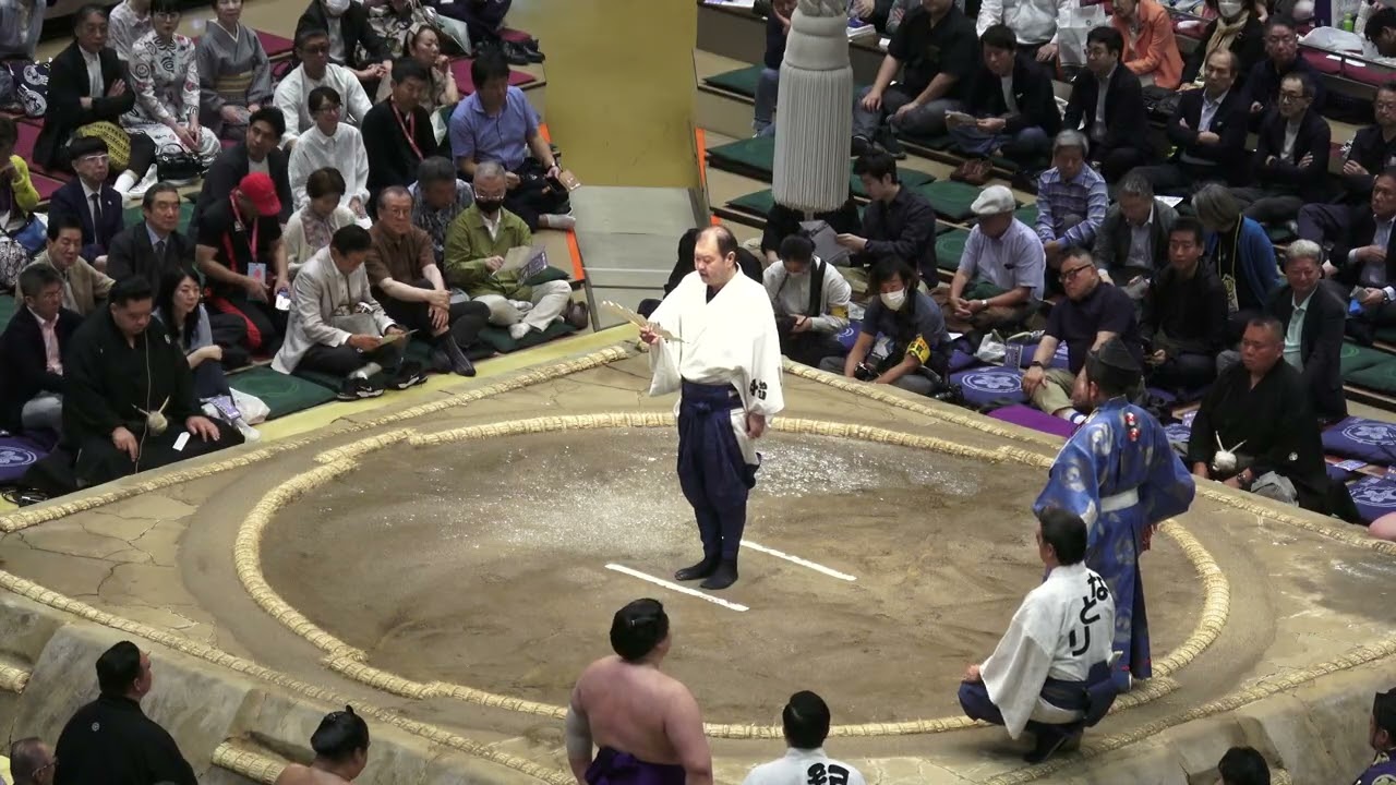 4K《十両》佐田の海×錦木 風賢央×大青山 阿武剋×湘南乃海【大相撲令和8年5月場所】15日目 juryo SADANOUMI×NISHIKIGI【SUMO MAY DAY15】2026/05/24 background