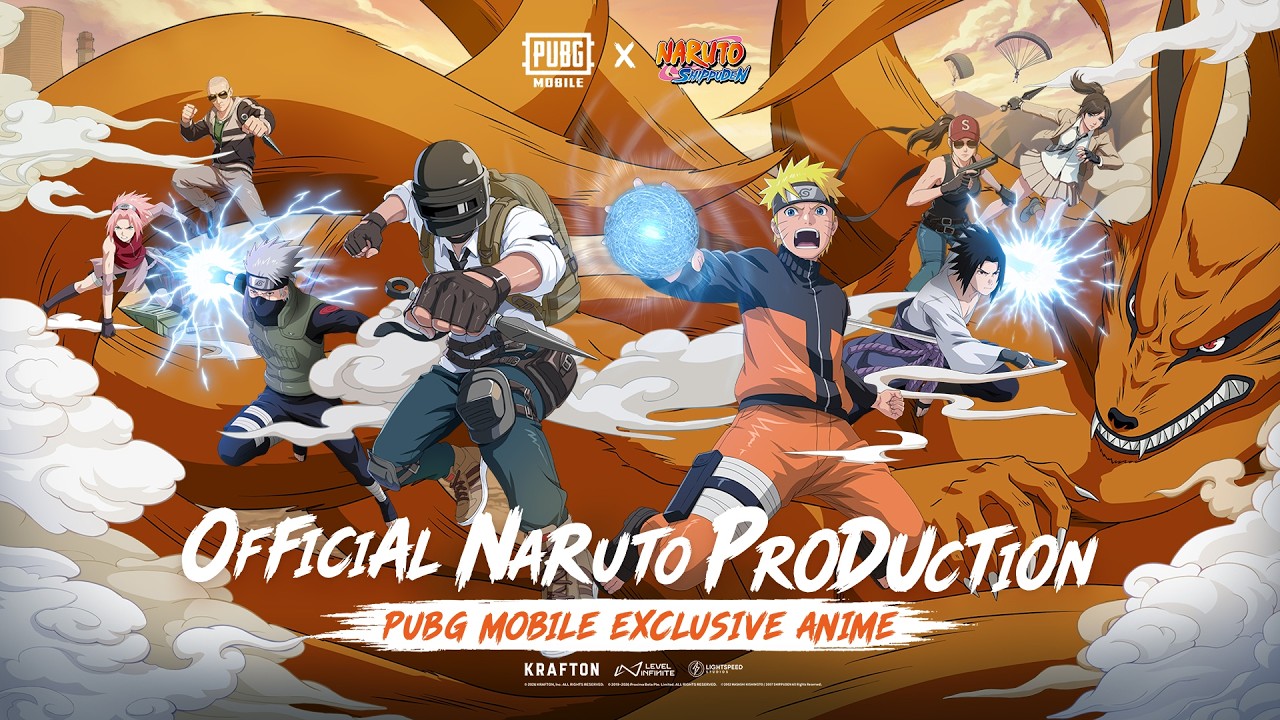 The Official NARUTO x PUBG MOBILE Collab Anime is LIVE NOW | OFFICIAL NARUTO PRODUCTION background