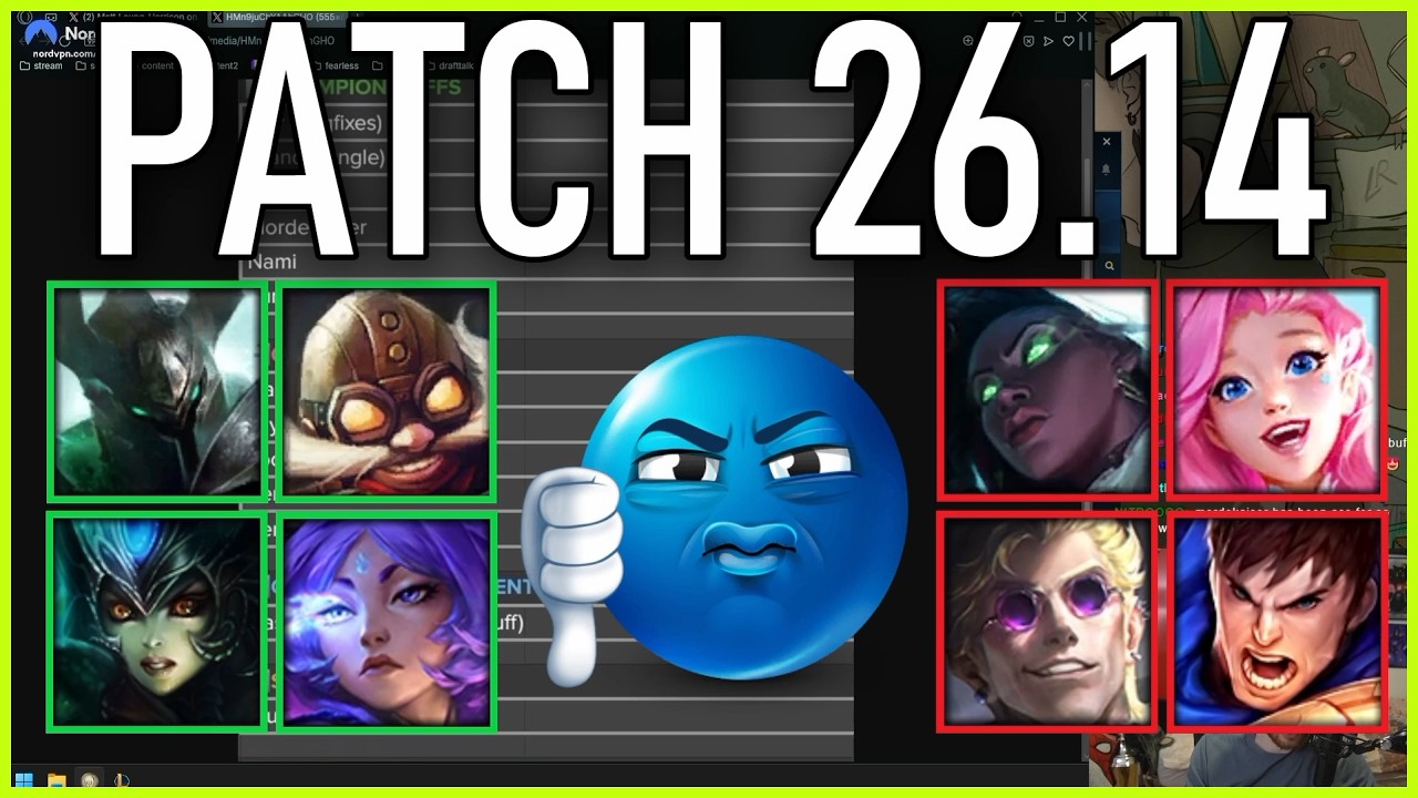 Nemesis reacts to PATCH PREVIEW 26.14! LOCKE NERF... RIOT IS SCARED OF CHANGES? background