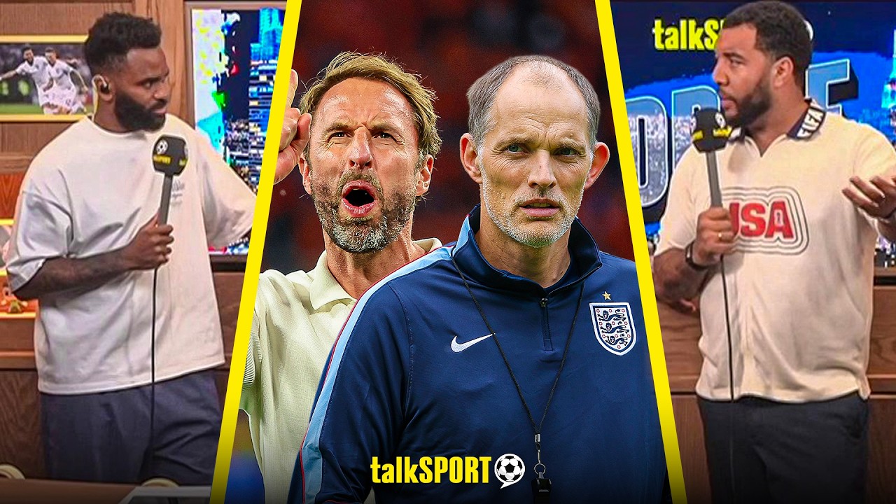 Deeney hasn't seen a big difference between Tuchel & Southgate BELIEVES Southgate also beats Mexico! background