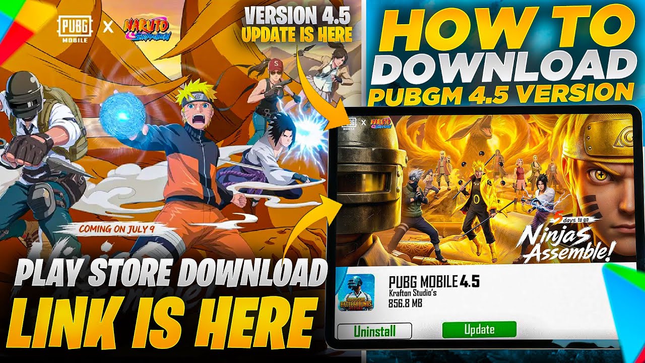 4.5 Update Download Link | How To Download New Update | All New Features | PUBGM background