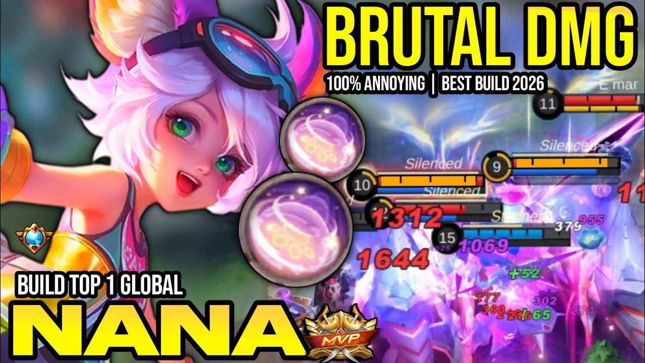 NANA BEST BUILD 2026 | BUILD TOP 1 GLOBAL NANA GAMEPLAY | MOBILE LEGENDS✓ background