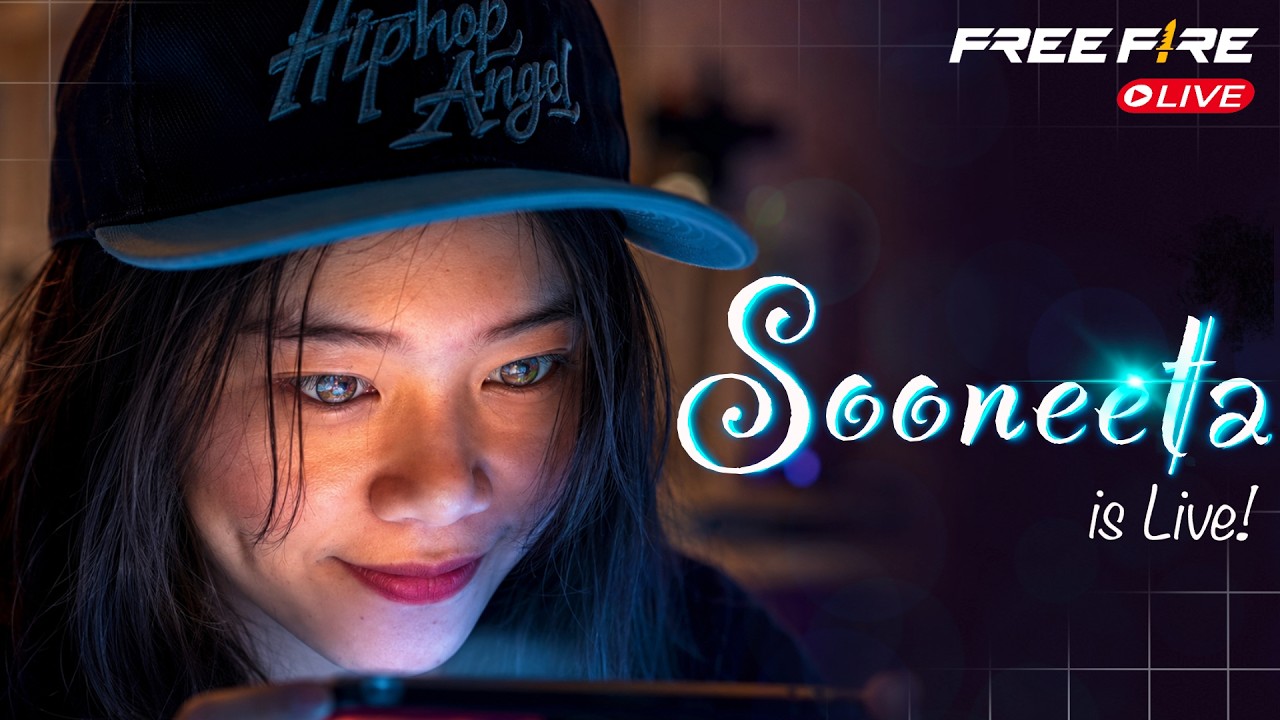 🔴 Free Fire LIVE with Sooneeta | Rank Push & Intense Gameplay ❤️ #freefire #live #sooneeta background