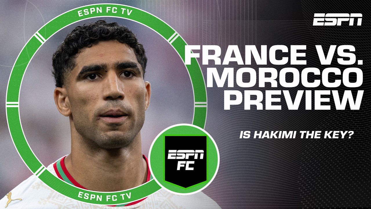 Morocco’s X-Factor? Breaking down Achraf Hakimi’s impact vs. France | ESPN FC background