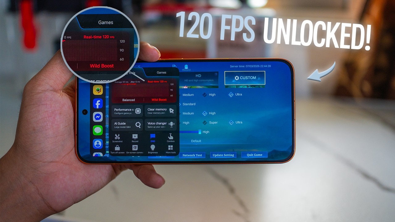 UNLOCK 120 FPS FOR XIAOMI/POCO DEVICES ON MLBB ft. Redmi Turbo 5 Max background