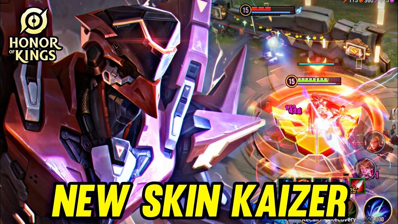 HOK : NEW SKIN KAIZER ANNIHILATOR GAMEPLAY - HONOR OF KINGS background
