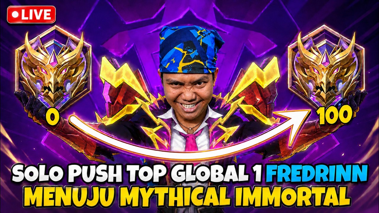 (LIVE) 3 HARI SOLO RANK NAMATIN MYTHIC 0 - IMMORTAL!! background