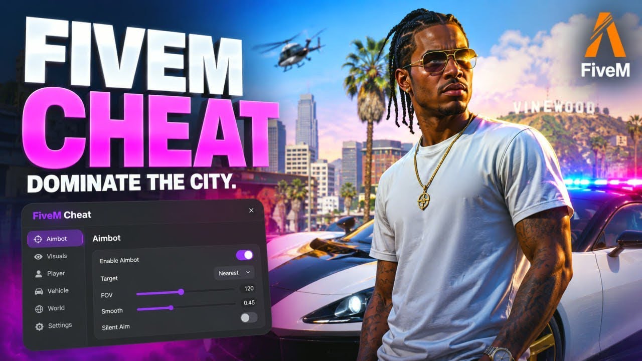 Best Free FiveM Cheat in 2026 | Undetected Mod Menu For FiveM (Insane!) background