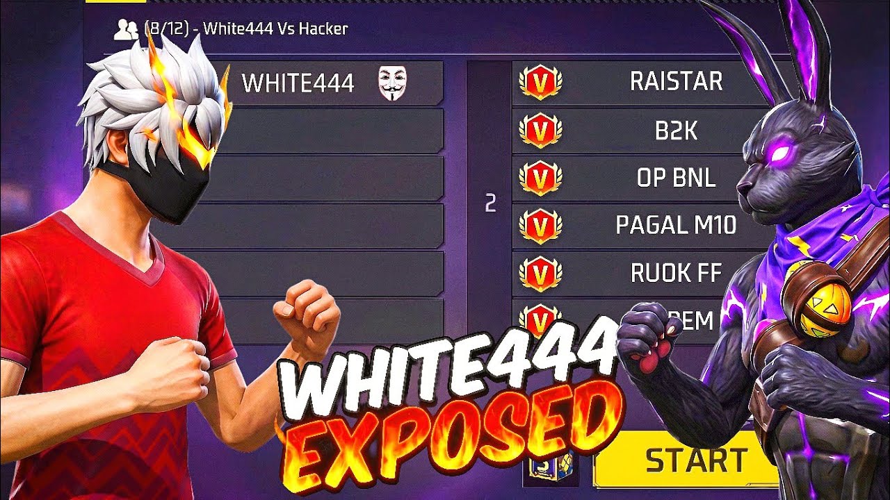 WHITE444 का पकड़ा गया 'जादू'! 💀 "White444 exposed #freefire #sudipsarkar background