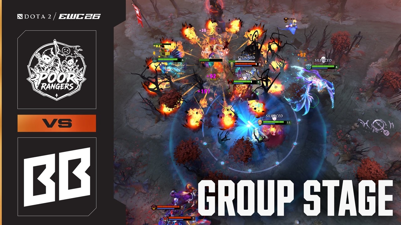 POOR RANGERS vs. BB TEAM | Dota 2 at EWC 26 - Group Stage - HIGHLIGHTS background