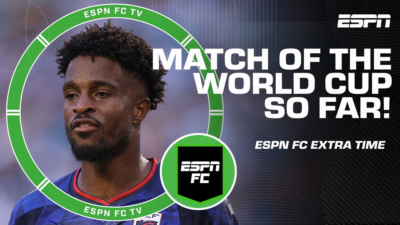 FIFA World Cup MATCH OF THE TOURNAMENT π What has been the best? | ESPN FC Extra Time background