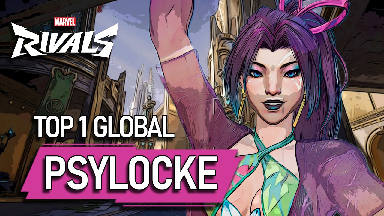 TOP #1 GLOBAL PSYLOCKE ! Fyreox - MARVEL RIVALS PRO background