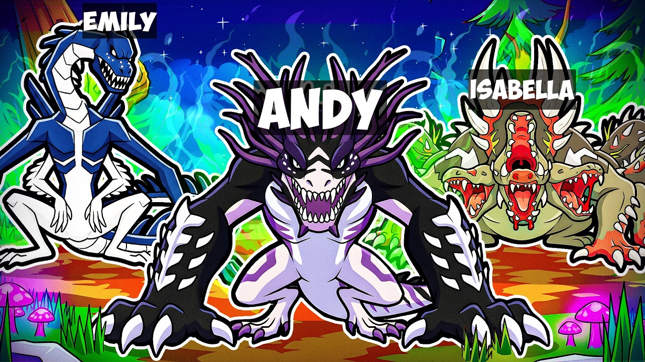 Having A INFECTED Kaiju Family In Creatures of Sonaria! (Roblox) background