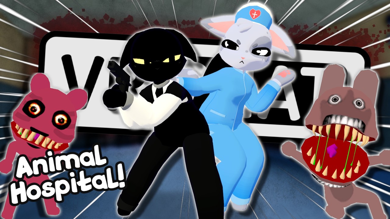 The Animal Hospital Is Scary In VRChat! - VRChat Funny Moments (Animal Hospital Anomaly) background
