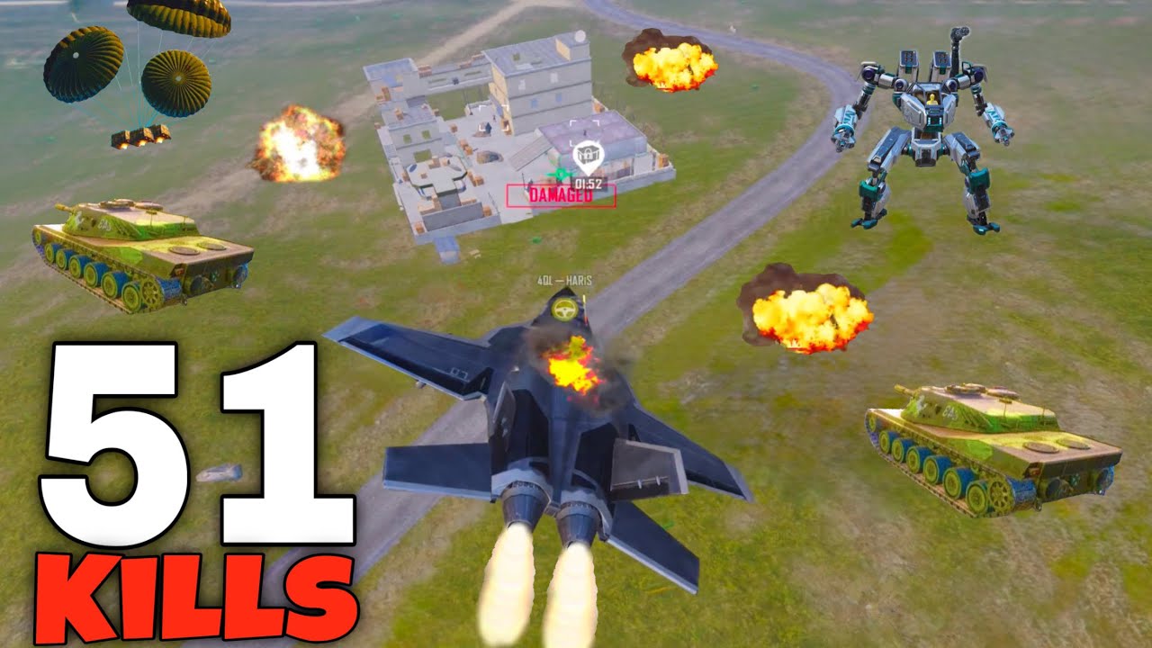 51 Kills With Jet + M202โ ๏ธ | PUBG Mobile Payload 3.0๐ฅ background