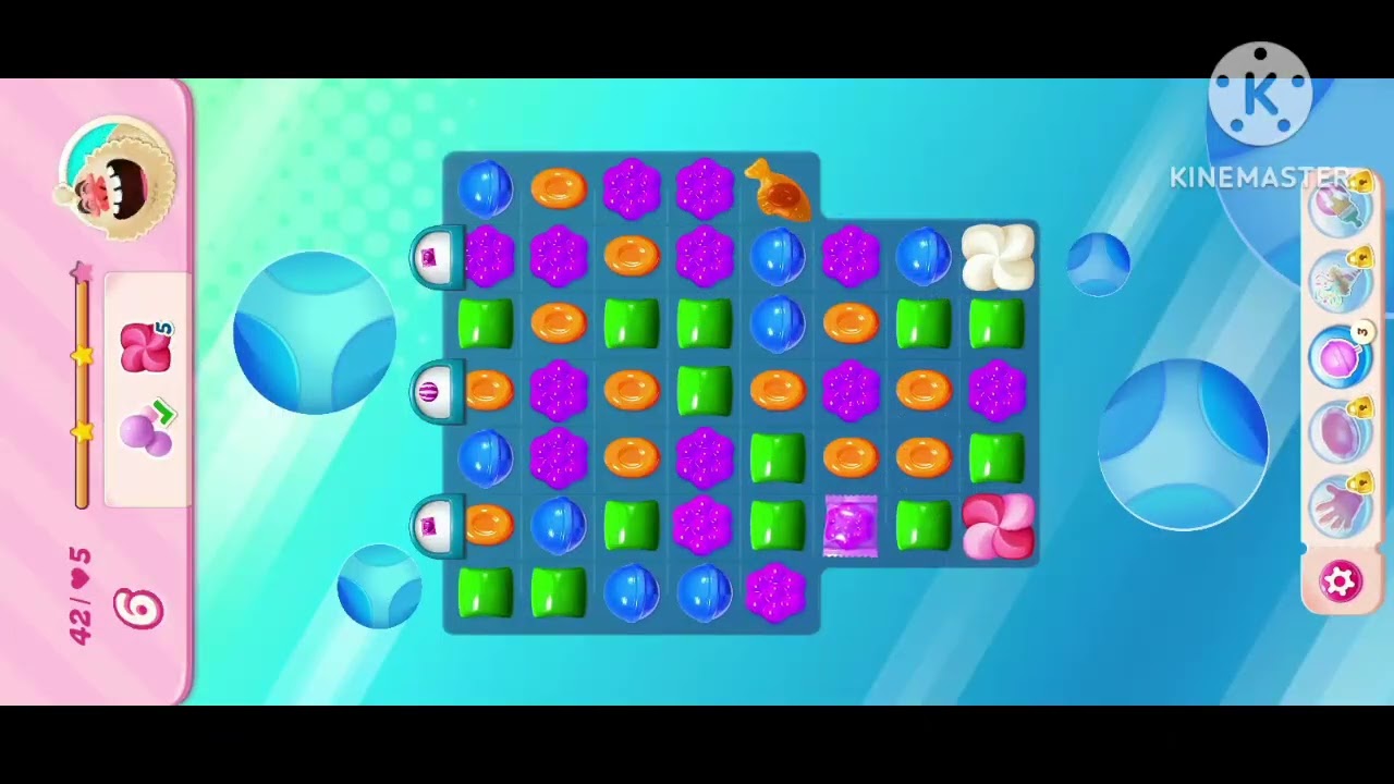 Candy Crush Saga Level 41 to 45 background