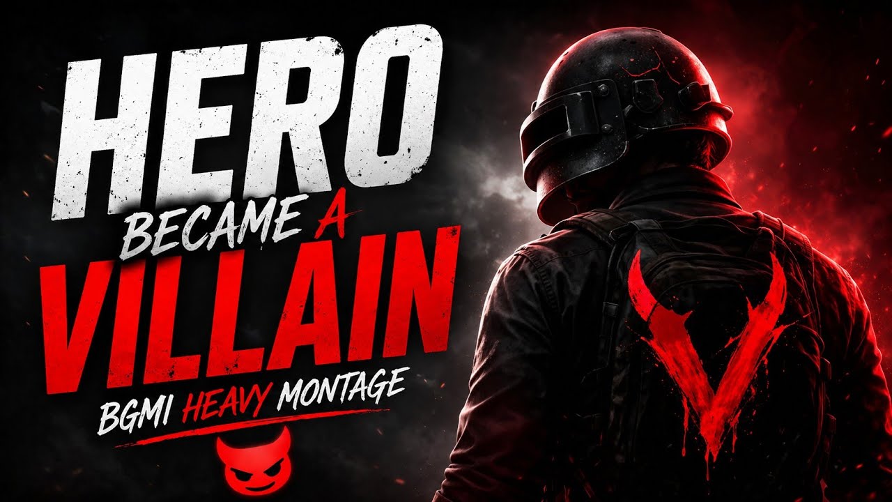 ЁЯФе Hero Became a Villain | BGMI Heavy Montage ЁЯШИ background