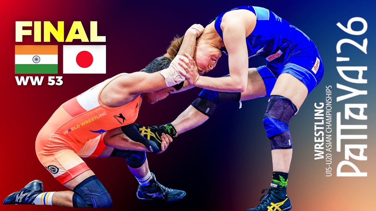 🏅 FINAL Muskan MUSKAN 🇮🇳 vs. 🇯🇵 Mai OGAWA | WW 53 | U20 Asian Wrestling Championships 2026