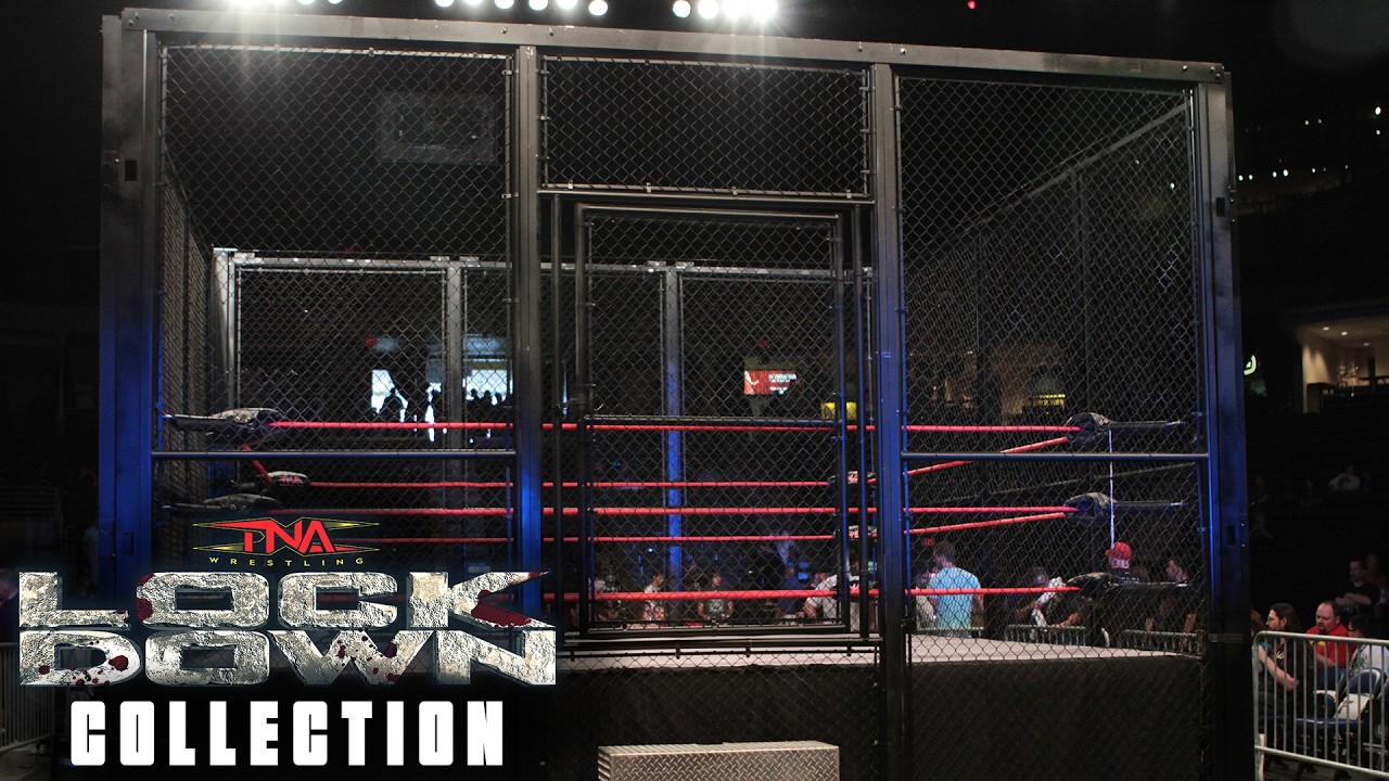 3+ Hours of CLASSIC Steel Cage Matches background