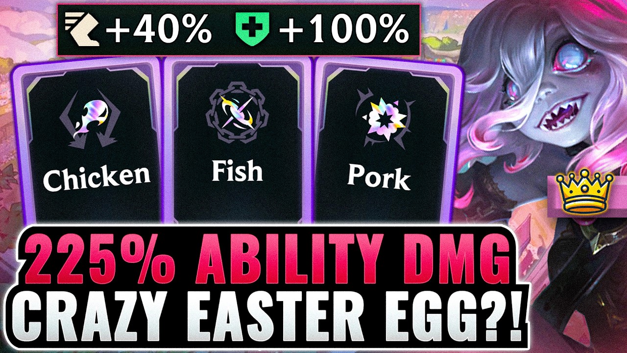 Secret Easter Egg: Hidden 'Combination Fried Rice' Augment = 250% Dmg Amp? | League Arena Gameplay background