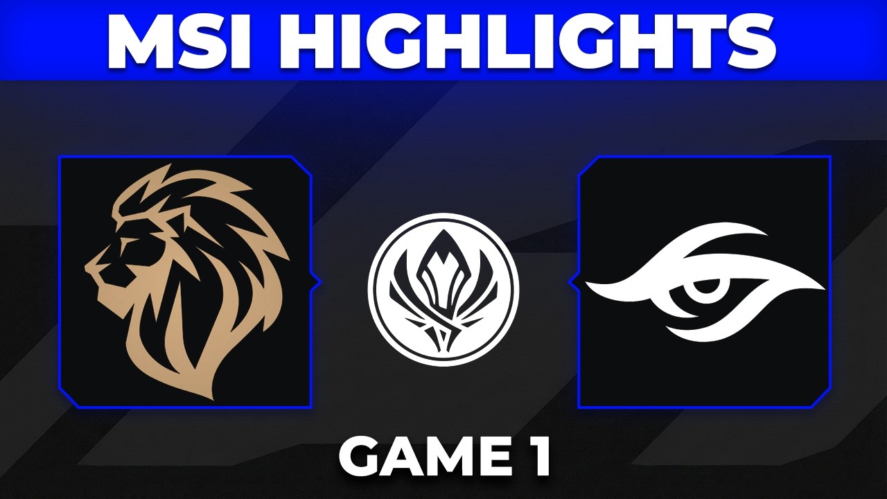 LYON vs TSW Highlights Game 1 | MSI 2026 Bracket Stage | LYON vs Team Secret Whales background