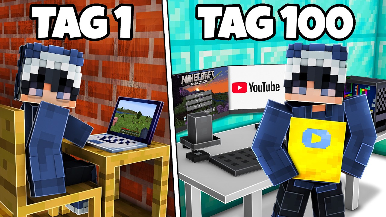 Ich spiele den Minecraft YOUTUBER SIMULATOR... background