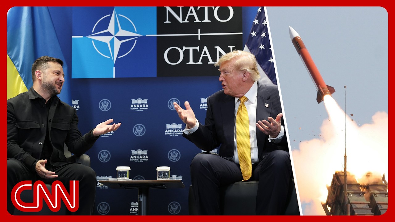 Trump says Ukraine can build Patriot missiles background