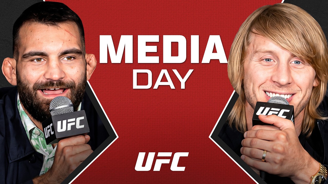 'I'm not nervous about him!' | UFC 329 Media Day background