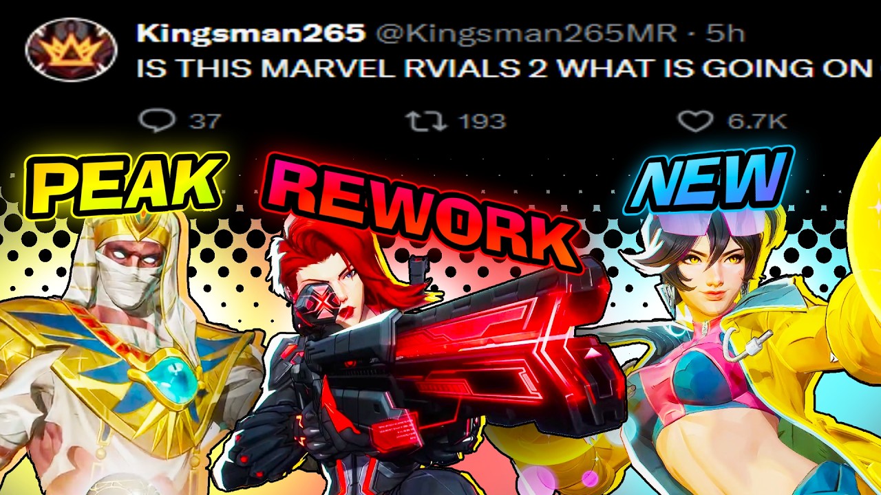 I CRASHED The Preview Stream With The NEW WIDOW REWORK (Marvel Rivals Season 9) background