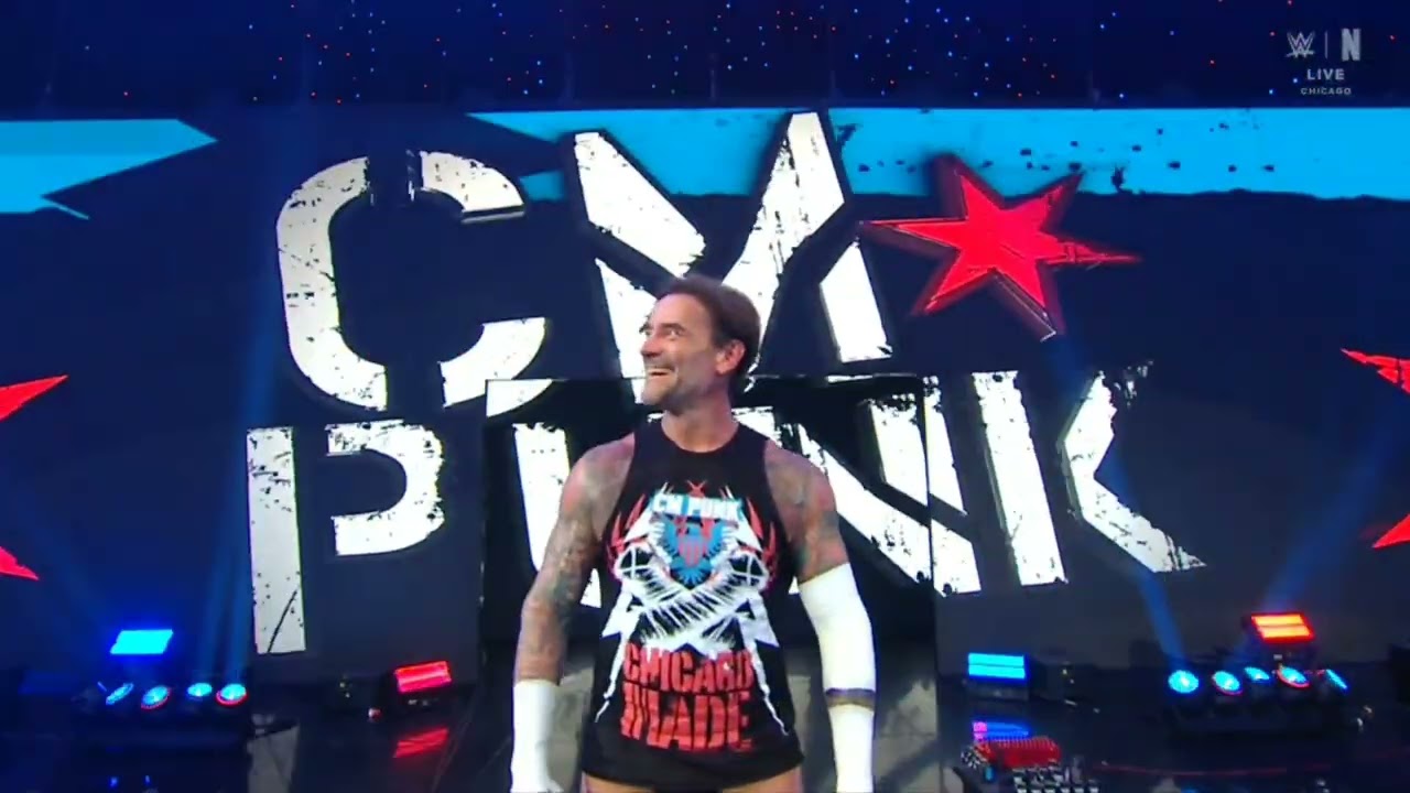 WWE RAW SAMI ZAYN VS CM PUNK 07/06/26 background