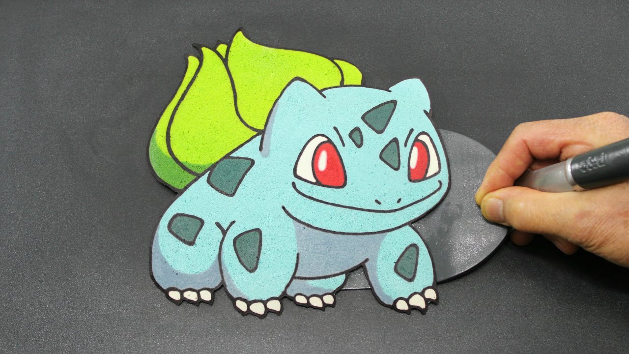 POKEMON GO PANCAKE - FINDING BULBASAUR on a GRILL background