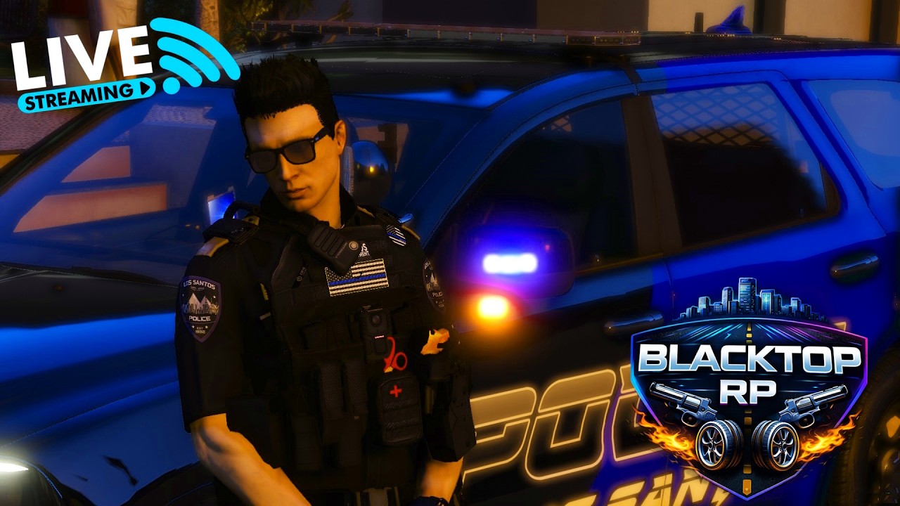 LIVE: GTA V FiveM Roleplay: 🚨Let's Not Get Shot Tonight on Patrol🚨 background