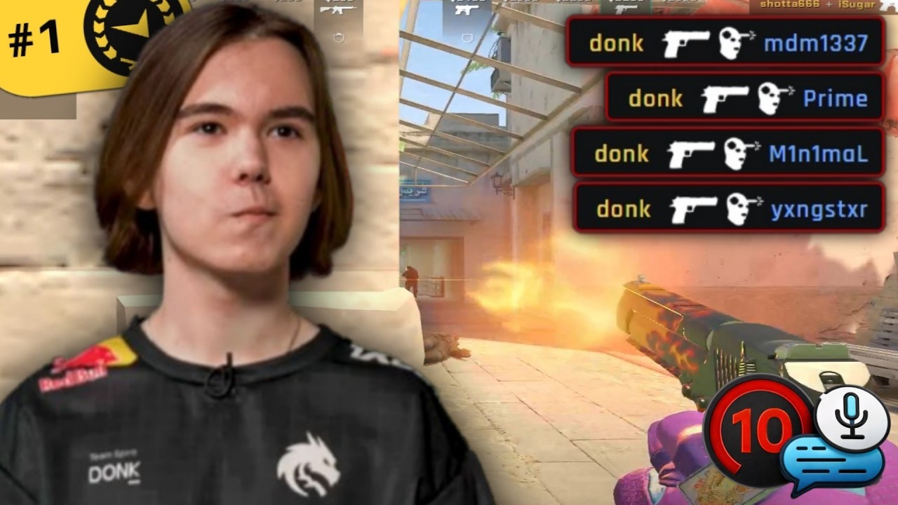 donk Crushes High ELO FACEIT with 40K | CS2 Highlights background