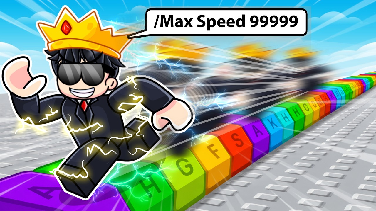 I SECRETLY Got ADMIN PANEL in SPEED KEYBOARD ESCAPE Roblox! ЁЯдл background