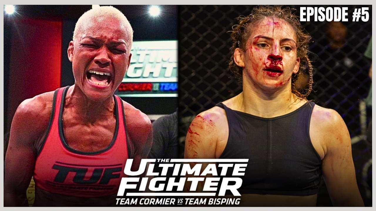 Episode 5 TUF 34 Tina Black Natalia Alves Valesca Machado MMA UFC Highlights background