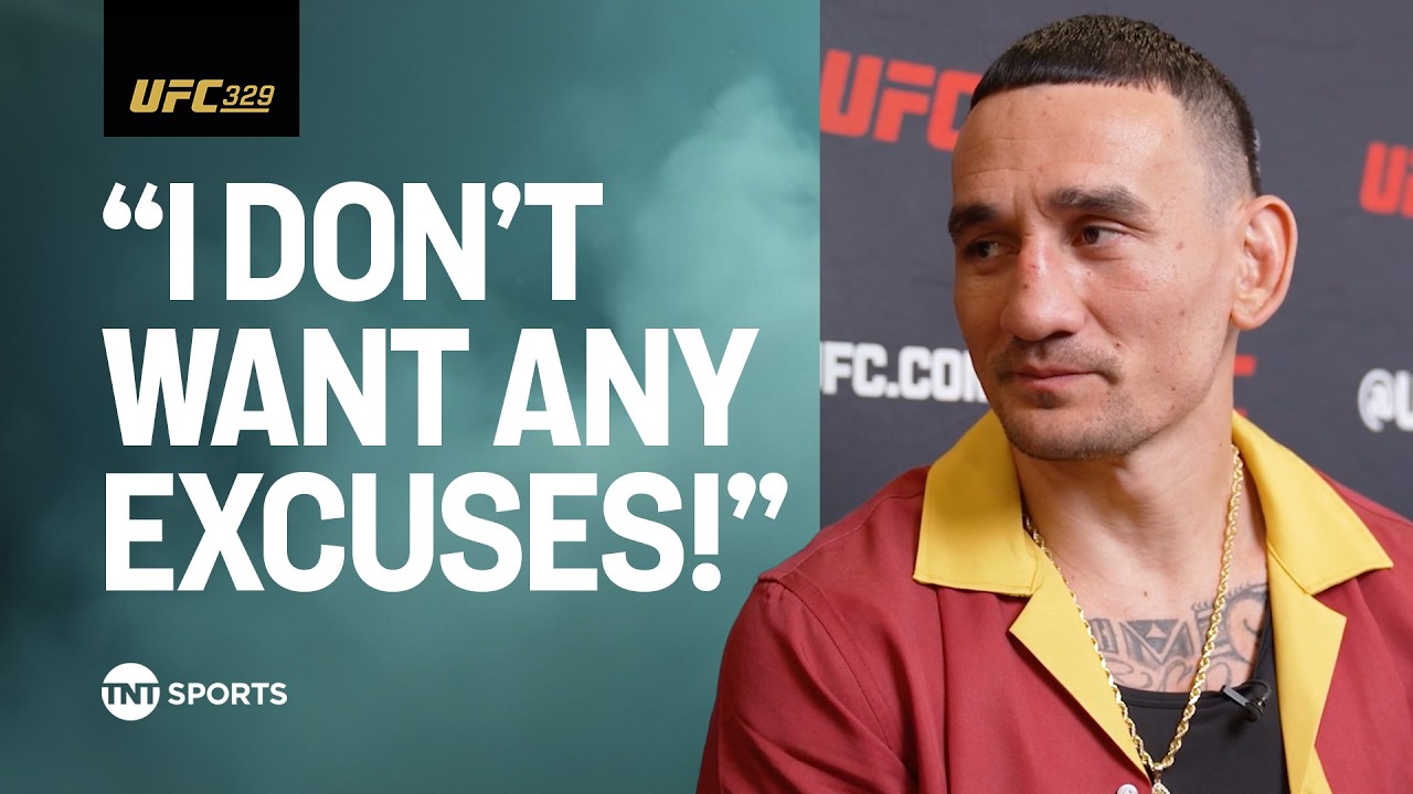 UFC 329 EXCLUSIVE: Max Holloway 'excited' about weight difference vs. Conor McGregor background
