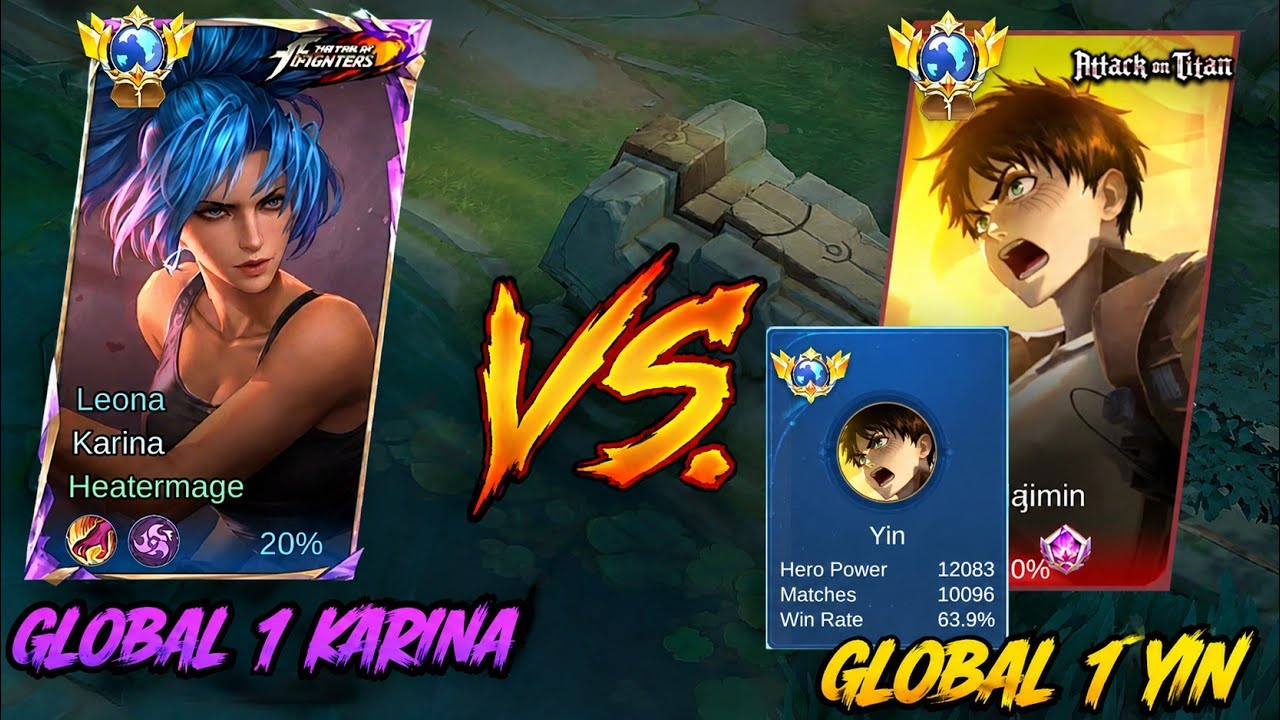 TOP 1 GLOBAL YIN WITH 10K MATCHES VS. TOP 1 GLOBAL KARINA?! (who will win?) background