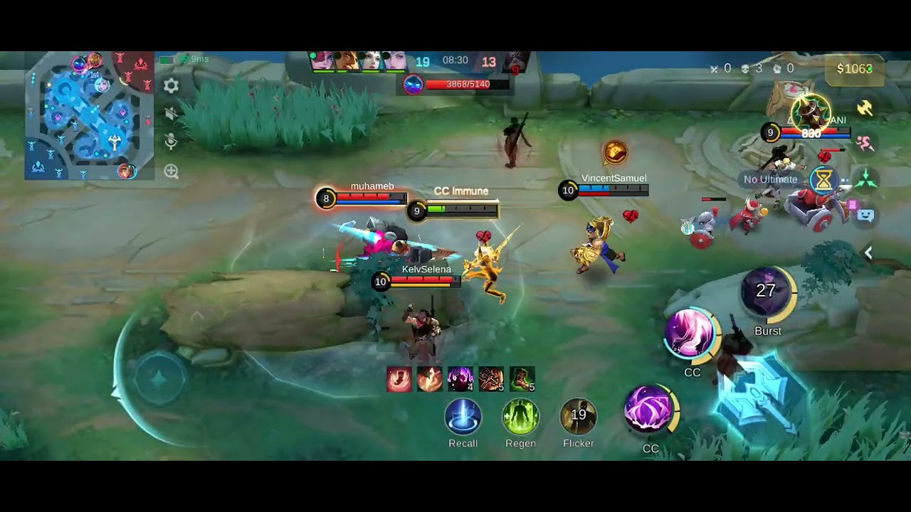 This video features gameplay highlights from the popular MOBA game Mobile Legends: Bang Ban background