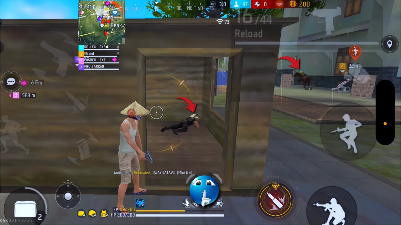 ☠️ Camp at Peak? Big Mistake! 😂 ll Free Fire Gamplay background