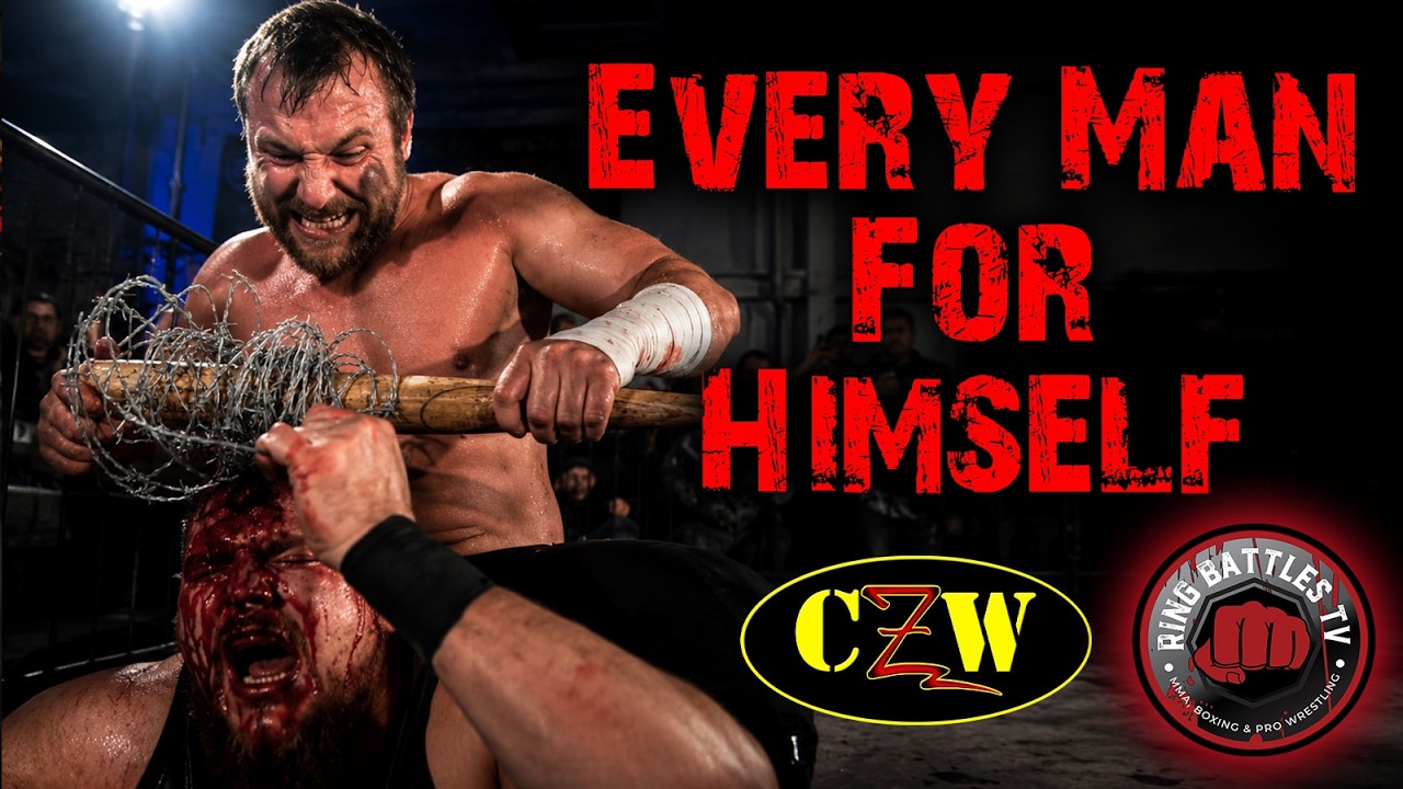 CZW Every Man For Himself Mayhem | 6-Man Elimination Match | Ring Battles TV background