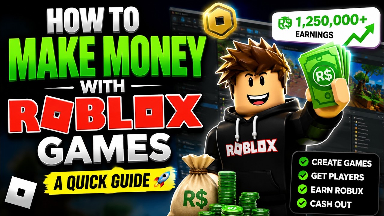 How to Make Money with Roblox Games: A Beginner's Guide (2026) background