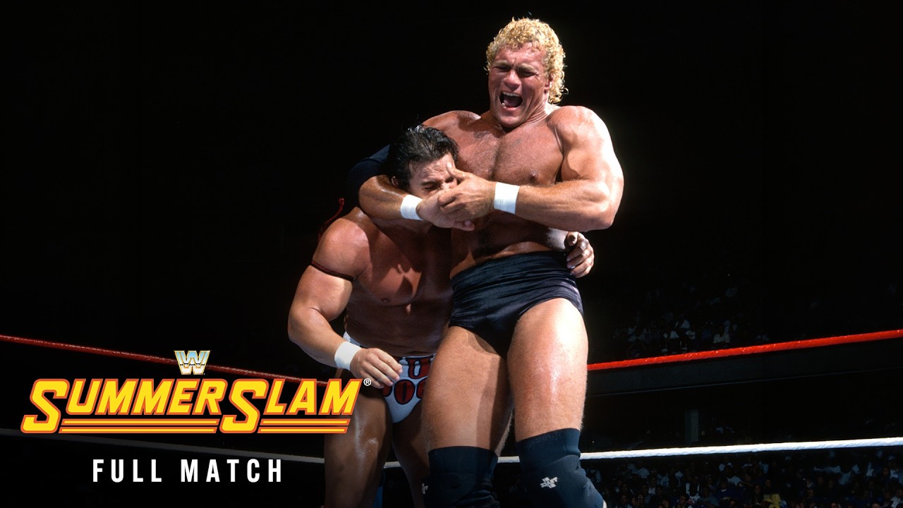FULL MATCH: British Bulldog vs. Sycho Sid: SummerSlam 1996 background