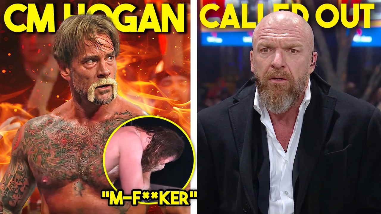CM PUNK MOCKED FOR BEING CM HOGAN...SAMI ZAYN FURIOUS...WWE RATINGS FLOP...Wrestling News background